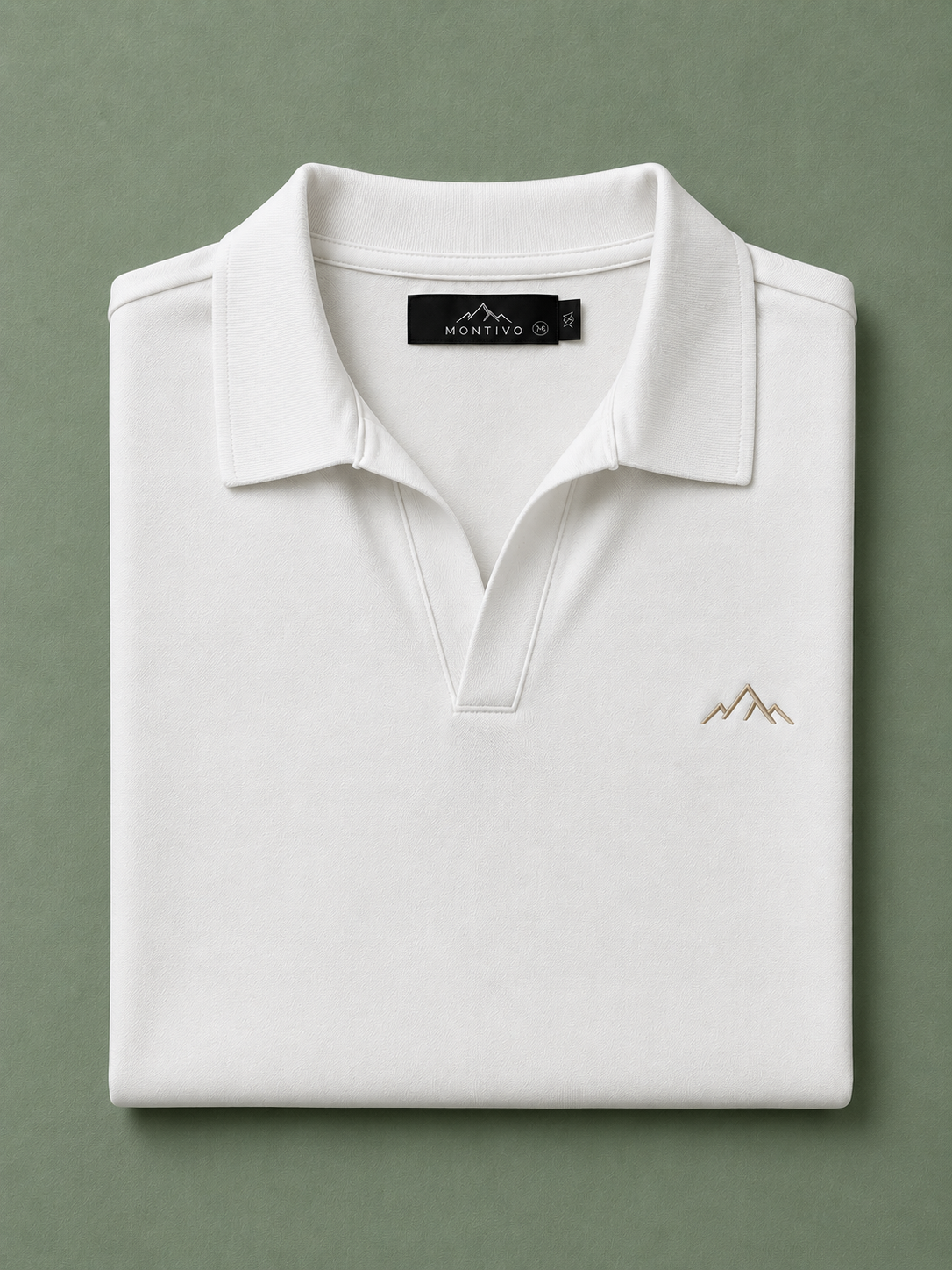Off White Short Sleeve Polo