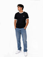 Ringer T -Shirt Black