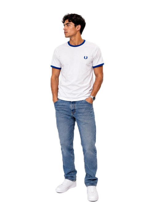 Ringer T -Shirt Blue