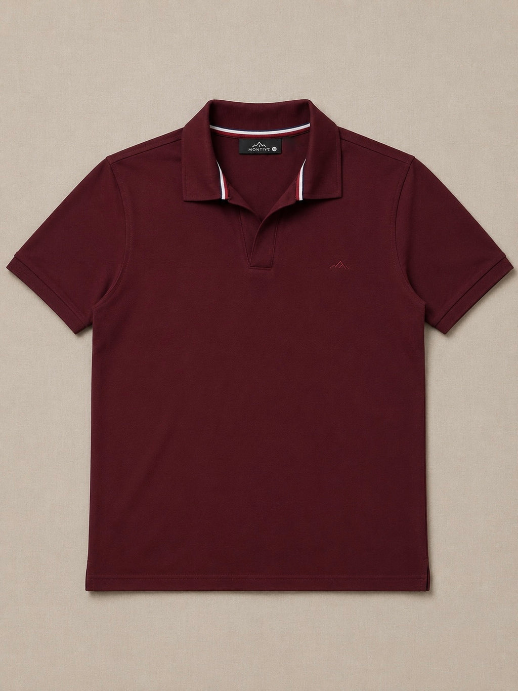 Burgandy Short Sleeve Polo