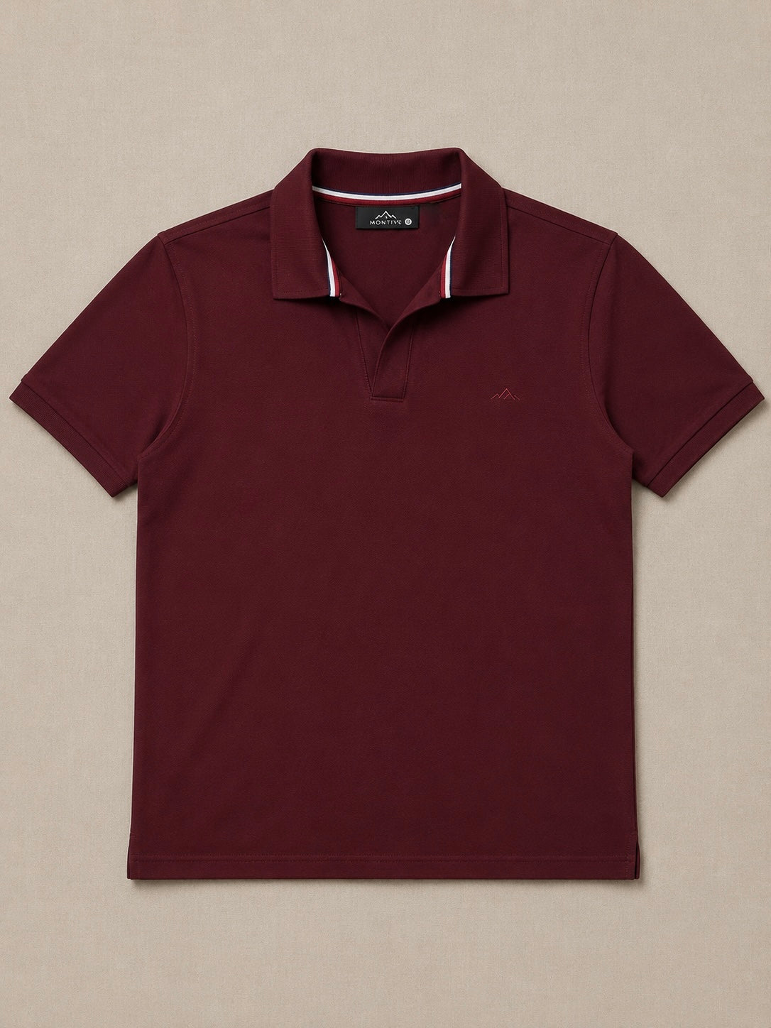 Burgandy Short Sleeve Polo