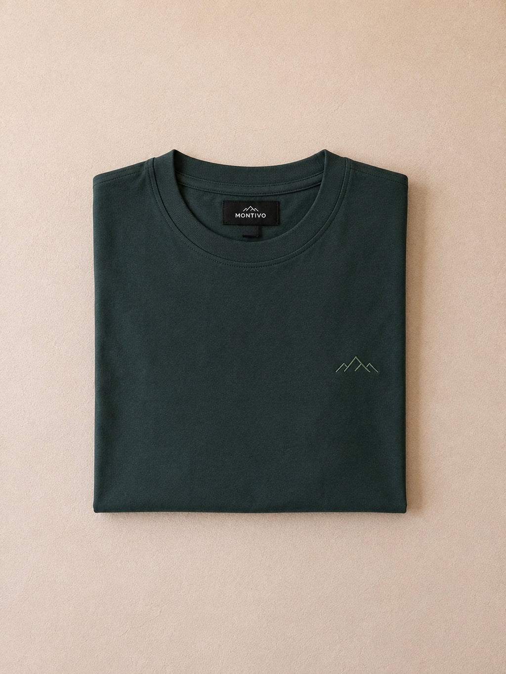 Green Short Sleeve Round Shirt