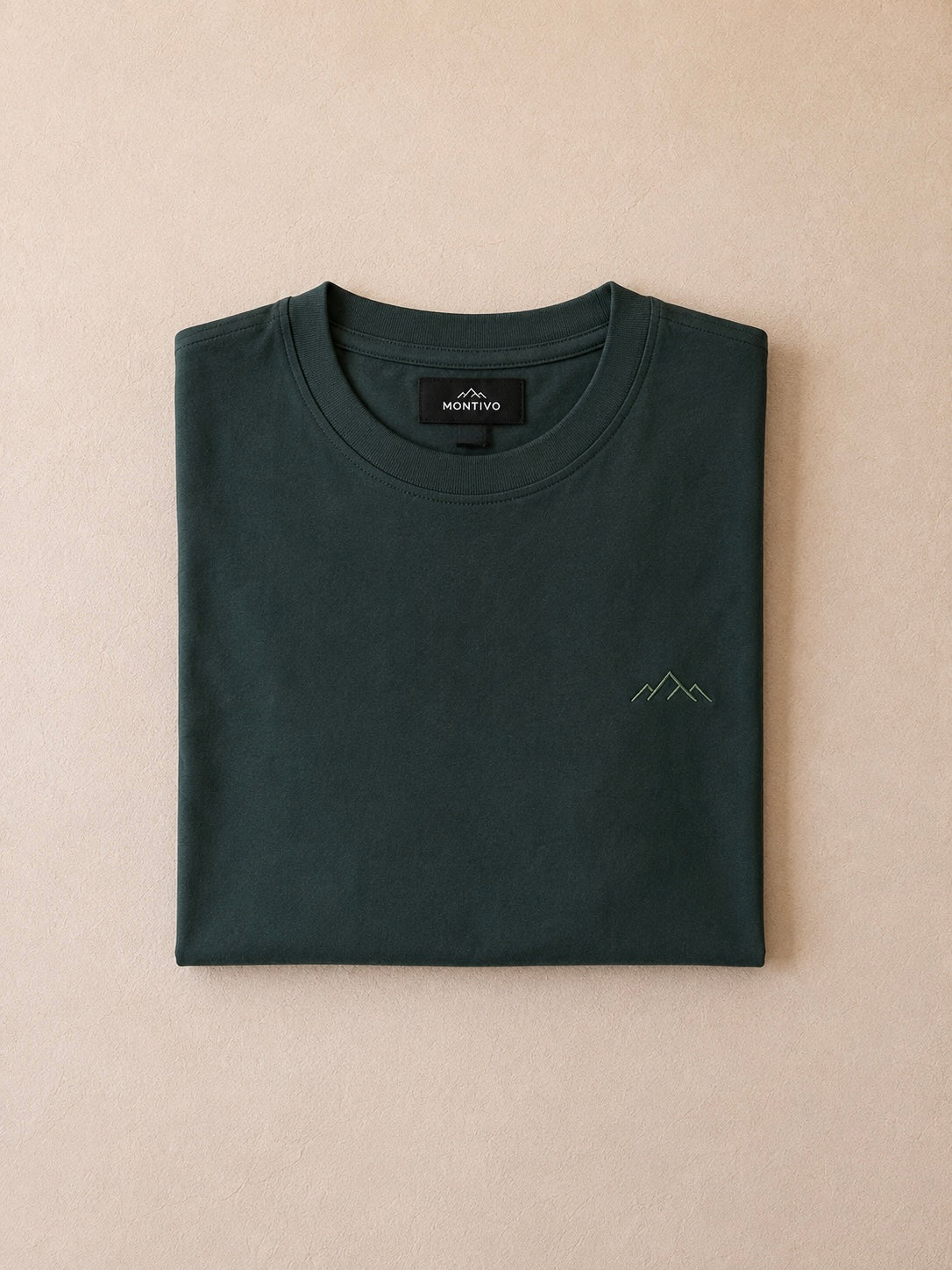 Green Short Sleeve Round Shirt