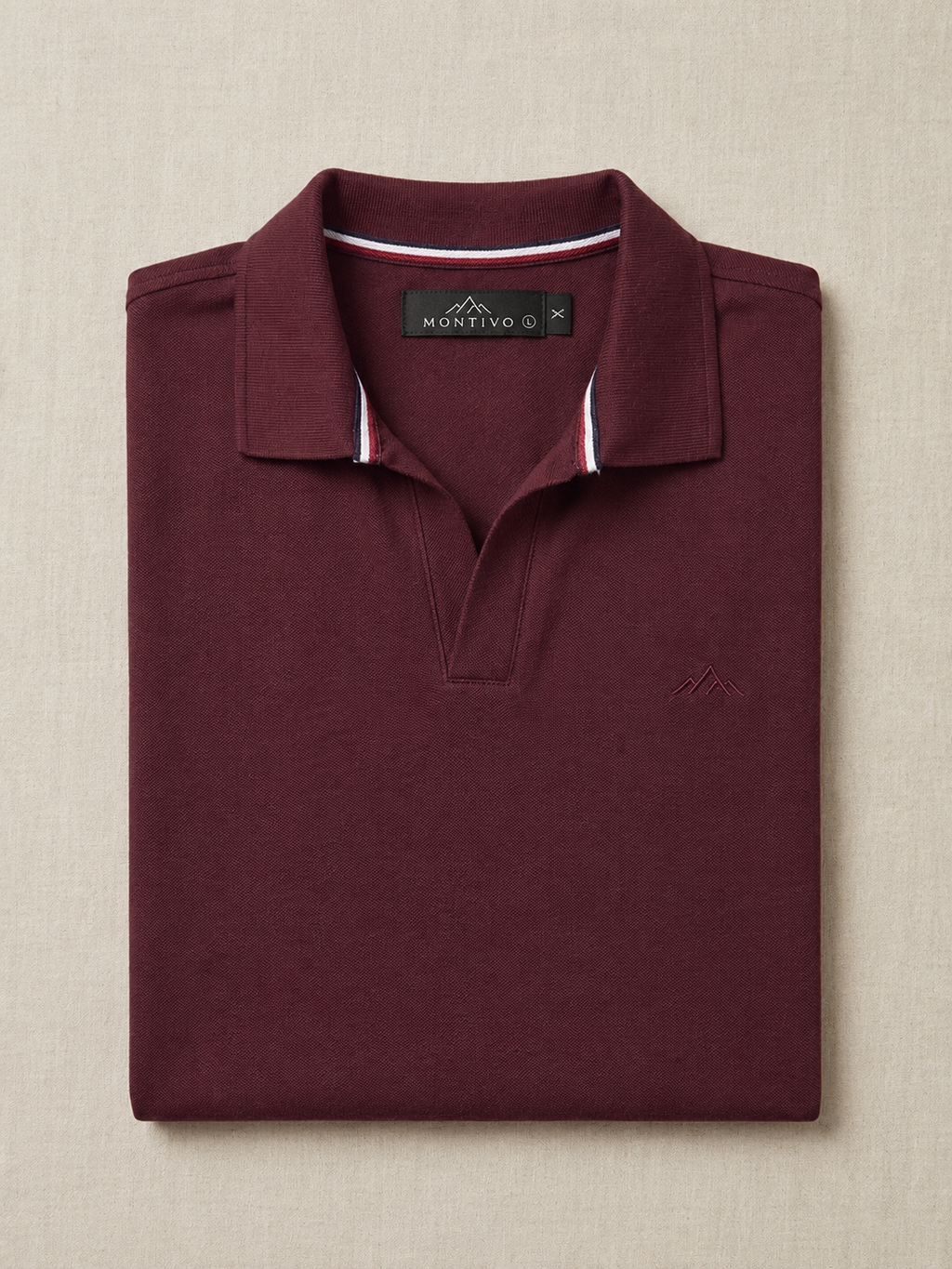Burgandy Short Sleeve Polo