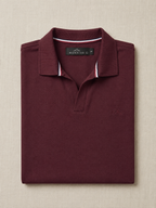 Burgandy Short Sleeve Polo