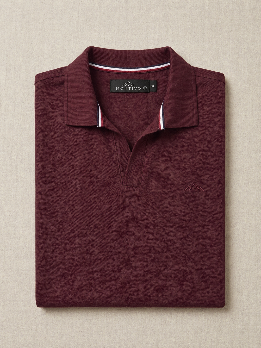 Burgandy Short Sleeve Polo