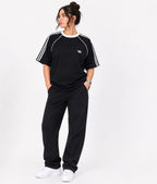 T shirt raglan 3 stripes box-fit oversize