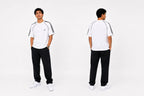 T shirt raglan 3 stripes box-fit oversize
