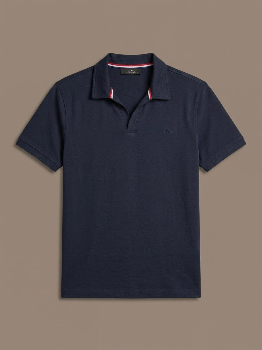 Blue Short Sleeve Polo