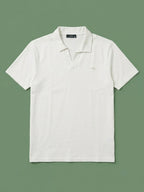 Off White Short Sleeve Polo