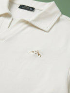 Off White Short Sleeve Polo